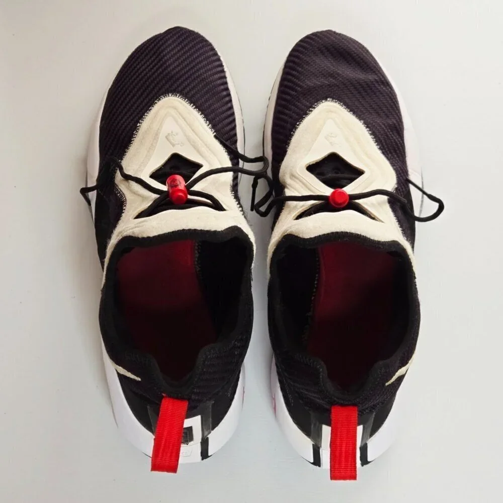 Nike LeBron Soldier 14 Black White Red Mens Sneaker Shoes Sz 14 CK6024-002